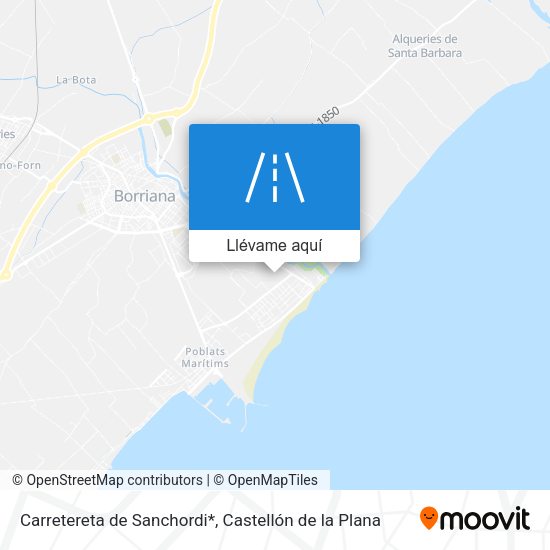 Mapa Carretereta de Sanchordi*