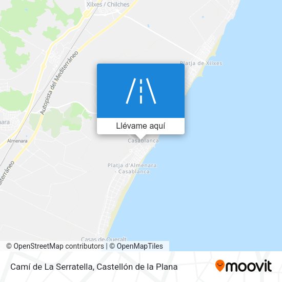 Mapa Camí de La Serratella