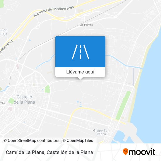Mapa Camí de La Plana