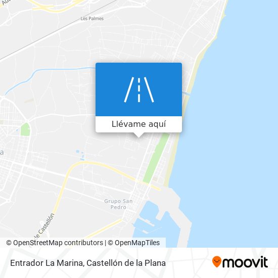 Mapa Entrador La Marina