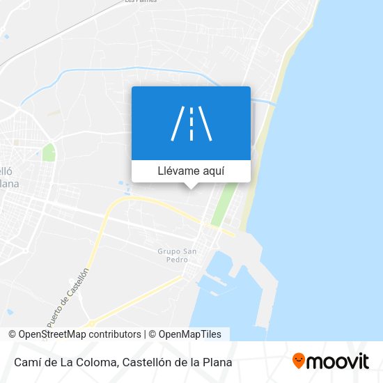 Mapa Camí de La Coloma