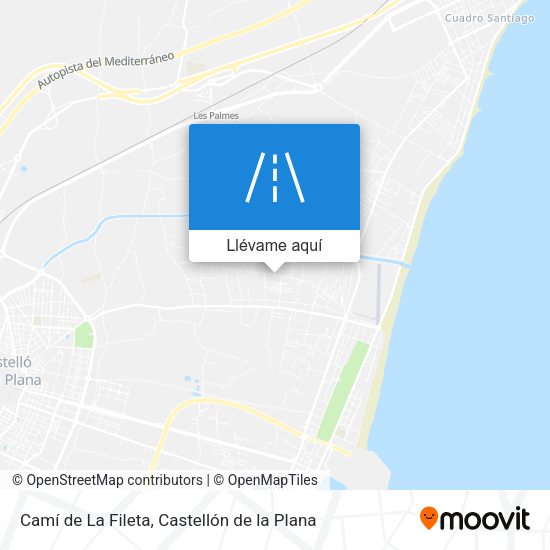 Mapa Camí de La Fileta