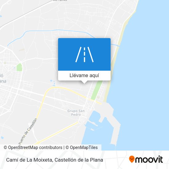 Mapa Camí de La Moixeta