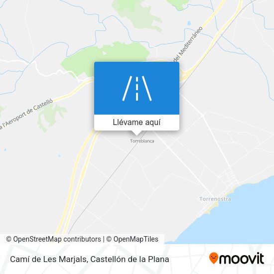 Mapa Camí de Les Marjals