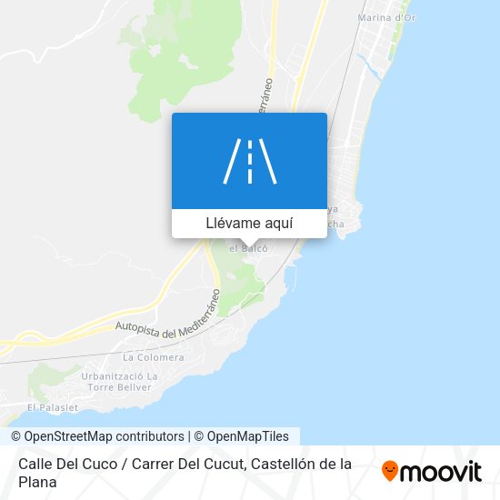 Mapa Calle Del Cuco / Carrer Del Cucut