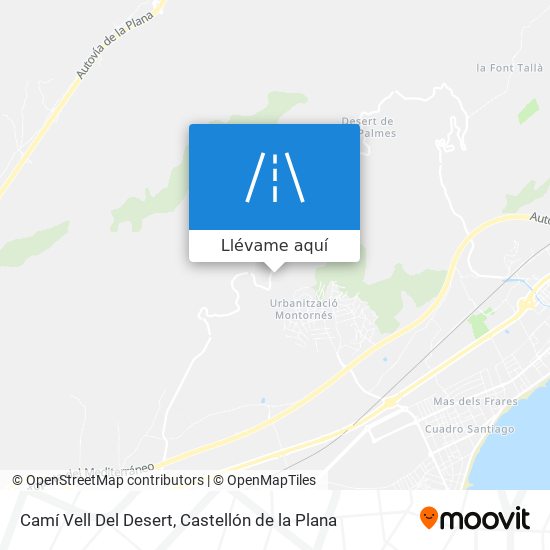 Mapa Camí Vell Del Desert