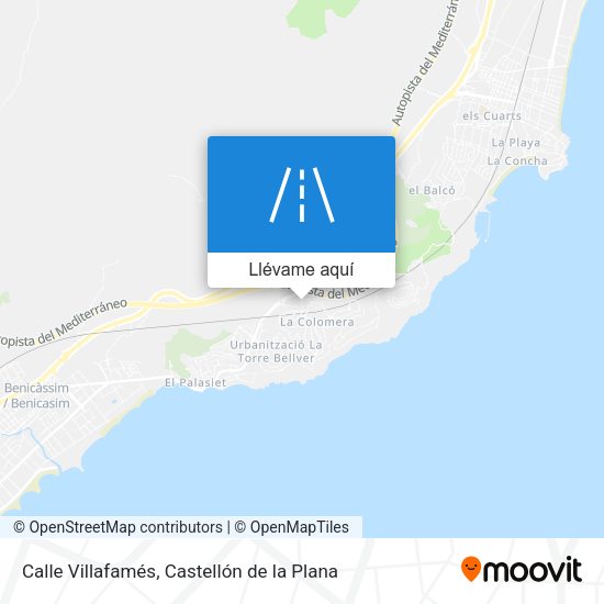 Mapa Calle Villafamés