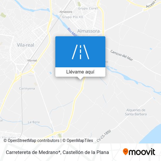 Mapa Carretereta de Medrano*