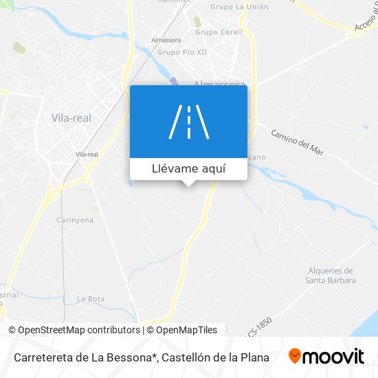 Mapa Carretereta de La Bessona*
