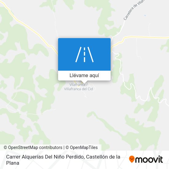 Mapa Carrer Alquerías Del Niño Perdido