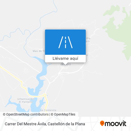 Mapa Carrer Del Mestre Ávila