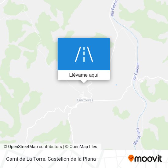 Mapa Camí de La Torre