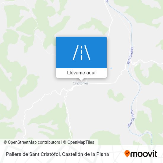 Mapa Pallers de Sant Cristòfol