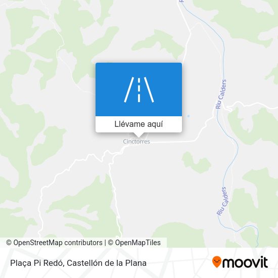 Mapa Plaça Pi Redó