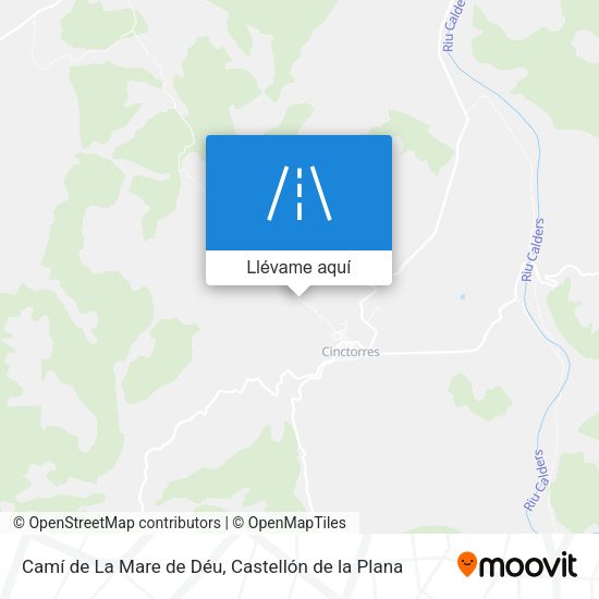 Mapa Camí de La Mare de Déu
