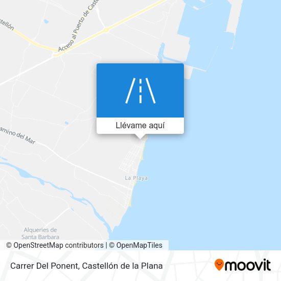 Mapa Carrer Del Ponent