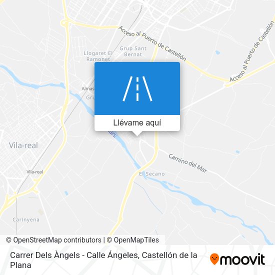 Mapa Carrer Dels Àngels - Calle Ángeles