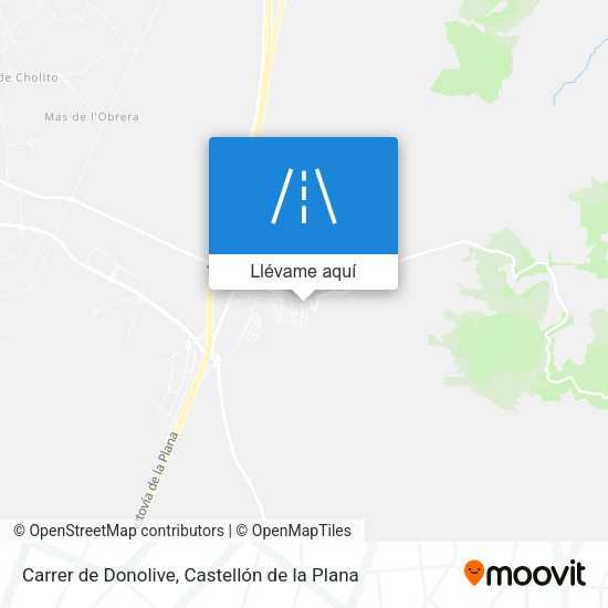 Mapa Carrer de Donolive