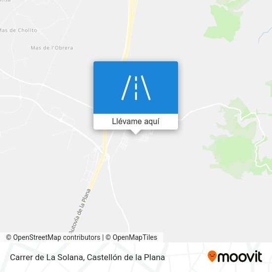 Mapa Carrer de La Solana