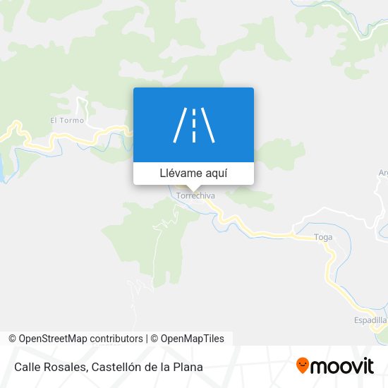 Mapa Calle Rosales