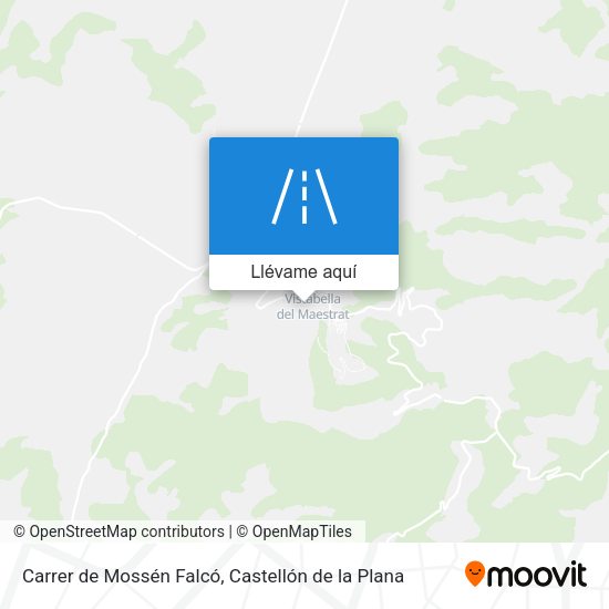 Mapa Carrer de Mossén Falcó