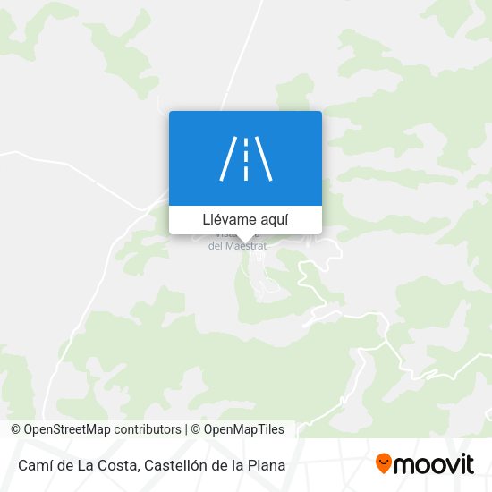 Mapa Camí de La Costa