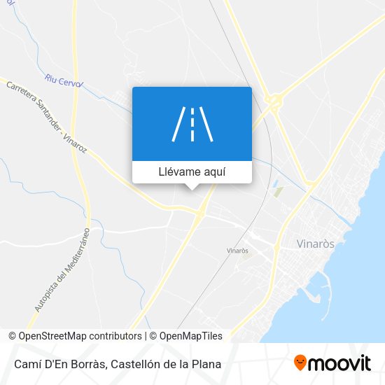 Mapa Camí D'En Borràs