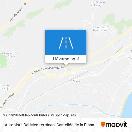 Mapa Autopista Del Mediterráneo