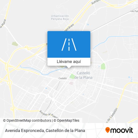 Mapa Avenida Espronceda