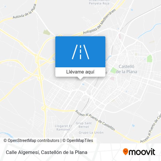 Mapa Calle Algemesí