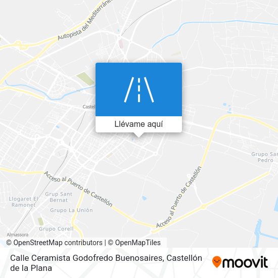 Mapa Calle Ceramista Godofredo Buenosaires