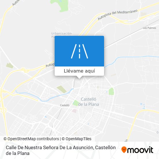 Mapa Calle De Nuestra Señora De La Asunción