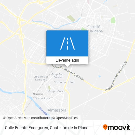 Mapa Calle Fuente Ensegures