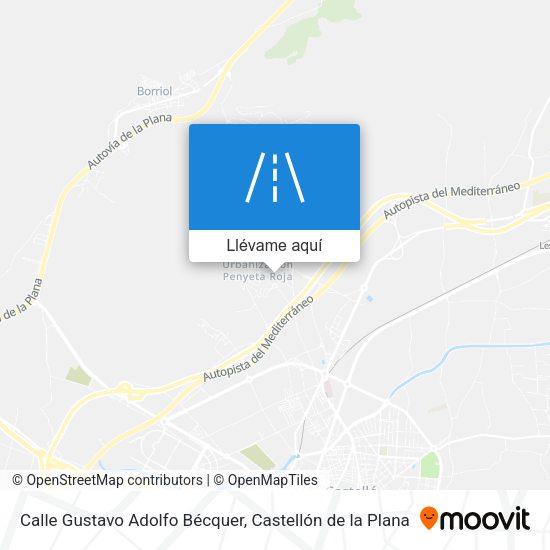Mapa Calle Gustavo Adolfo Bécquer