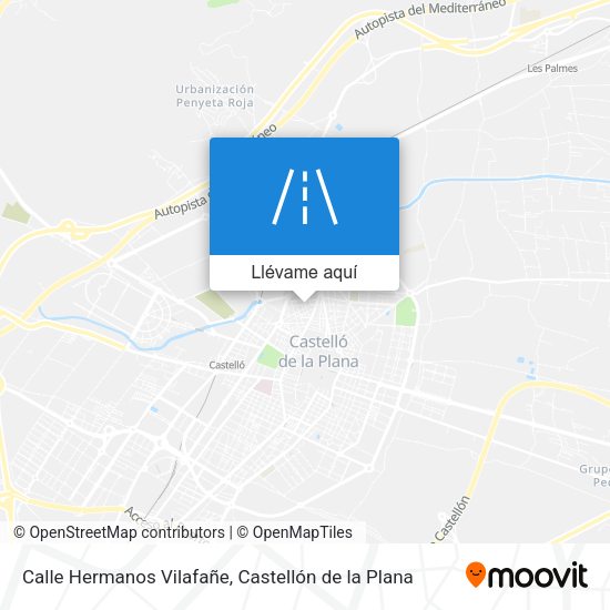 Mapa Calle Hermanos Vilafañe