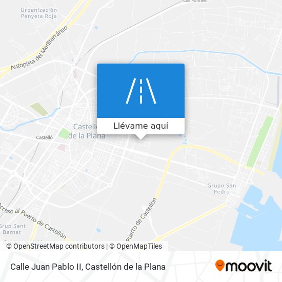 Mapa Calle Juan Pablo II