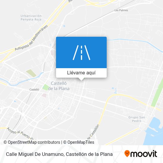 Mapa Calle Miguel De Unamuno
