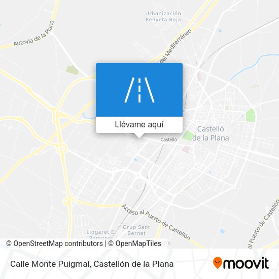 Mapa Calle Monte Puigmal