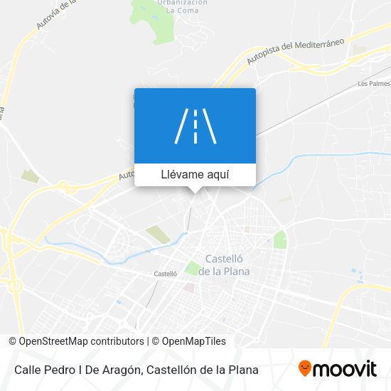 Mapa Calle Pedro I De Aragón