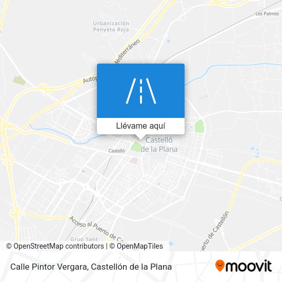 Mapa Calle Pintor Vergara