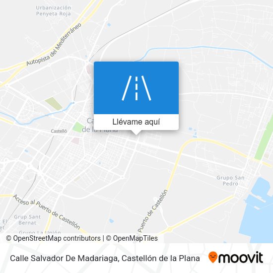 Mapa Calle Salvador De Madariaga