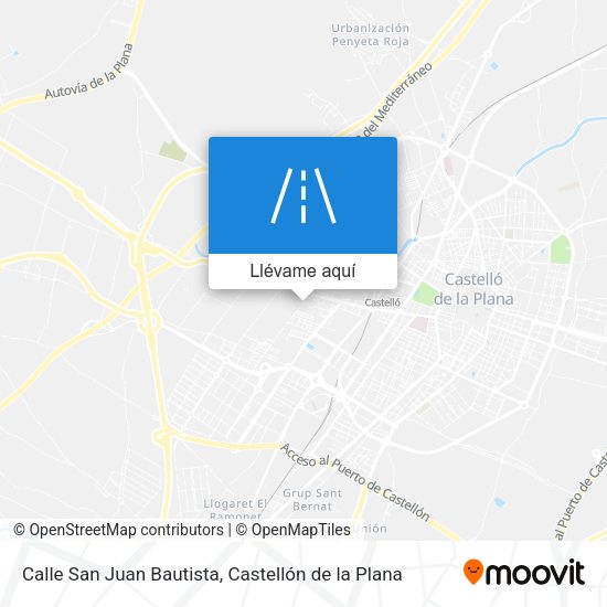 Mapa Calle San Juan Bautista
