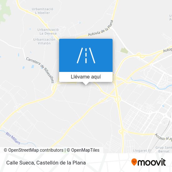 Mapa Calle Sueca