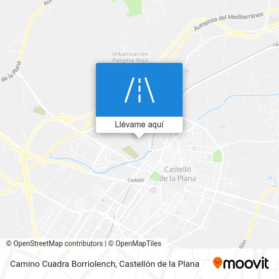 Mapa Camino Cuadra Borriolench