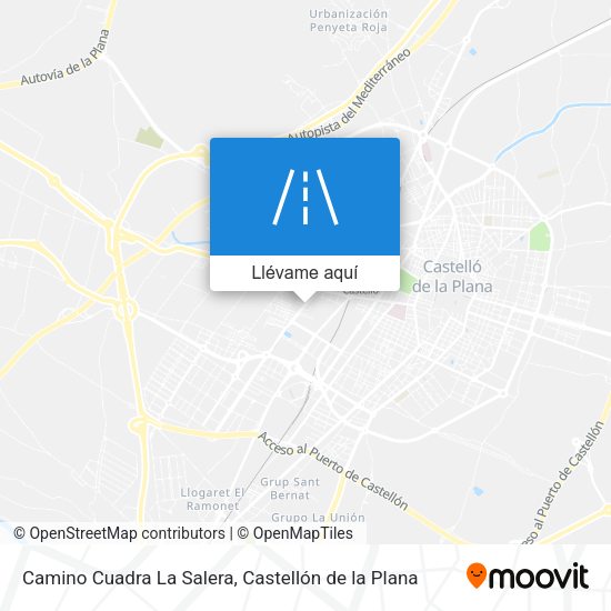Mapa Camino Cuadra La Salera