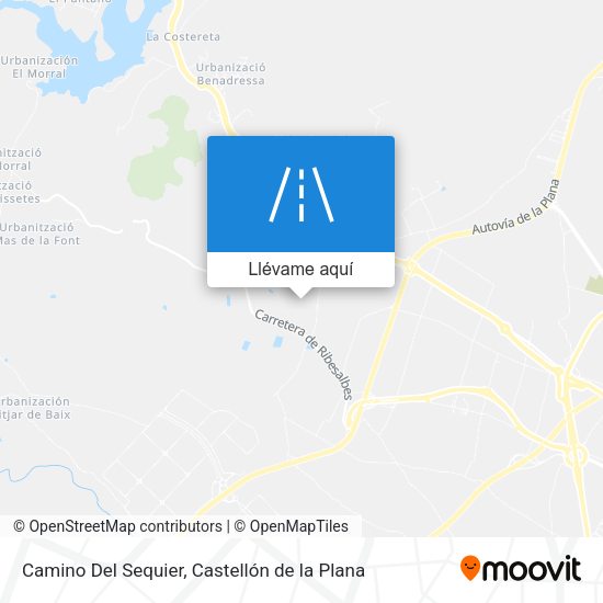 Mapa Camino Del Sequier