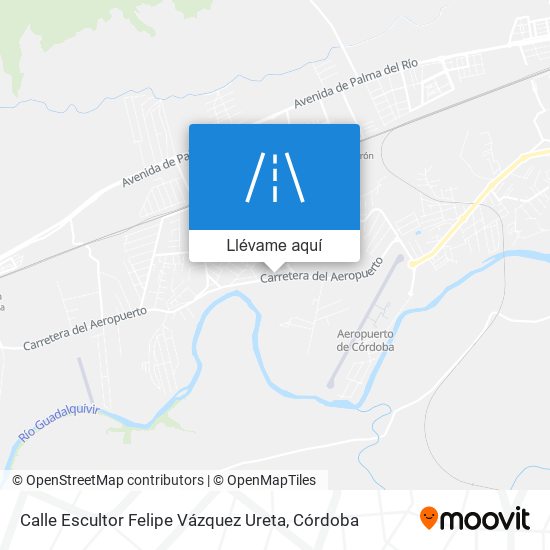 Mapa Calle Escultor Felipe Vázquez Ureta