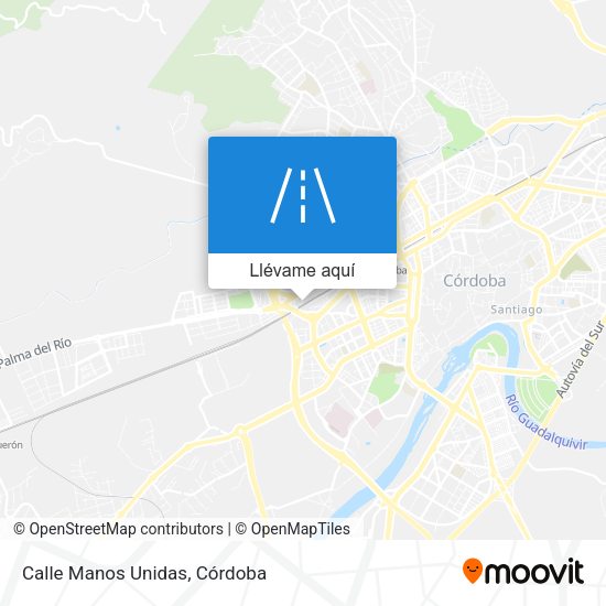 Mapa Calle Manos Unidas