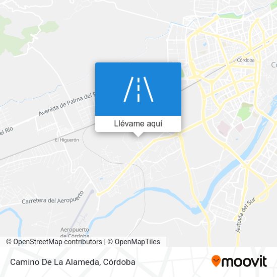 Mapa Camino De La Alameda