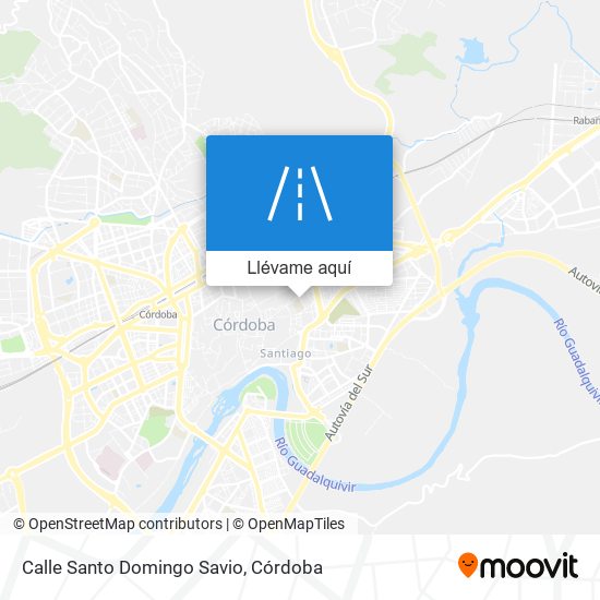 Mapa Calle Santo Domingo Savio